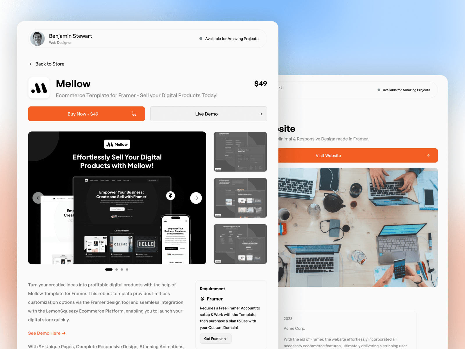 Product preview